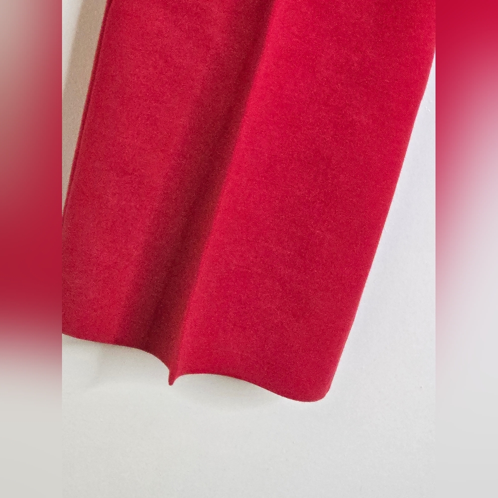 Women’s Red Cropped Stretch Pants - Picture 7 of 16